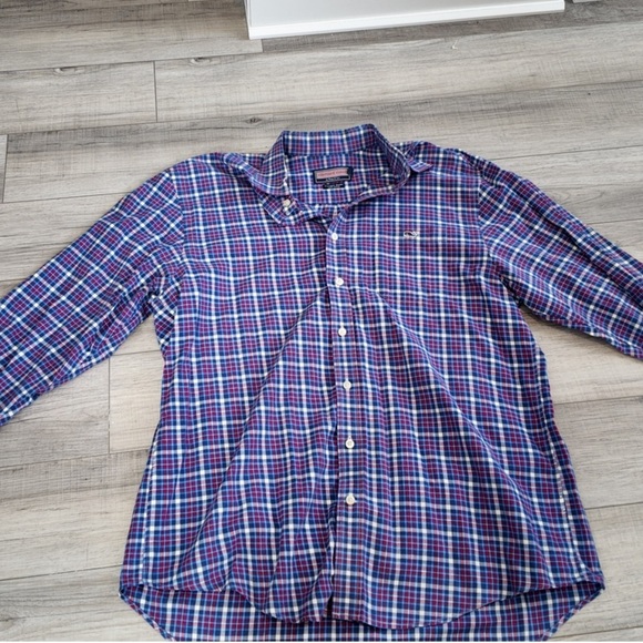 Vineyard Vines Men’s Plaid Button-Up Shirt – Size L - Picture 8 of 9